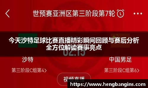 今天沙特足球比赛直播精彩瞬间回顾与赛后分析全方位解读赛事亮点